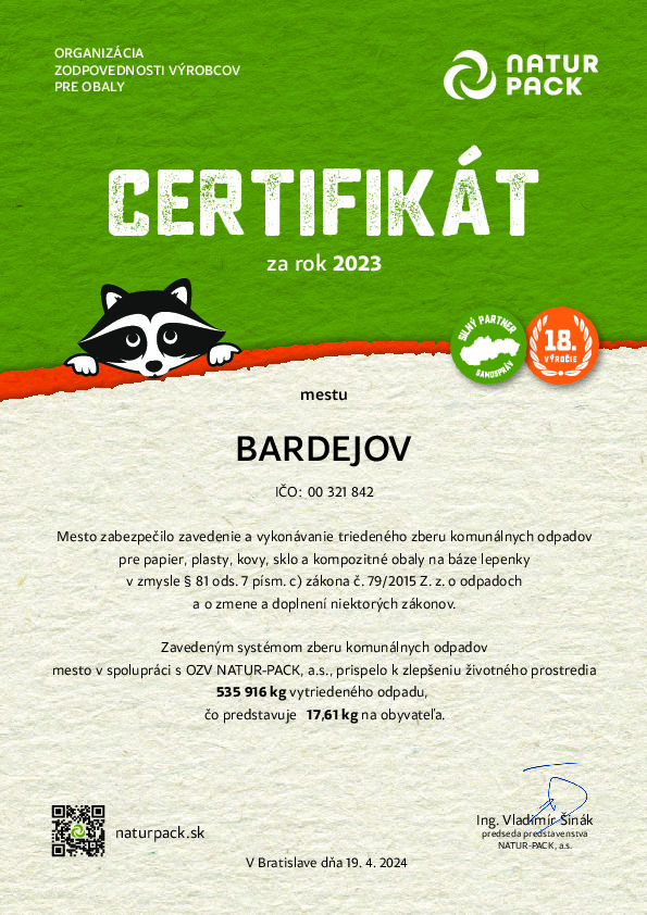 Certifikát
