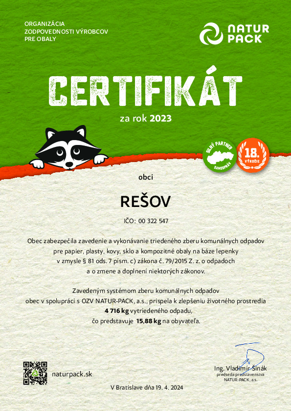 Certifikát
