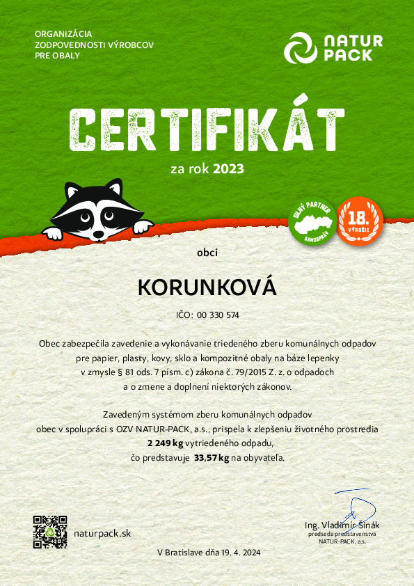 Certifikát